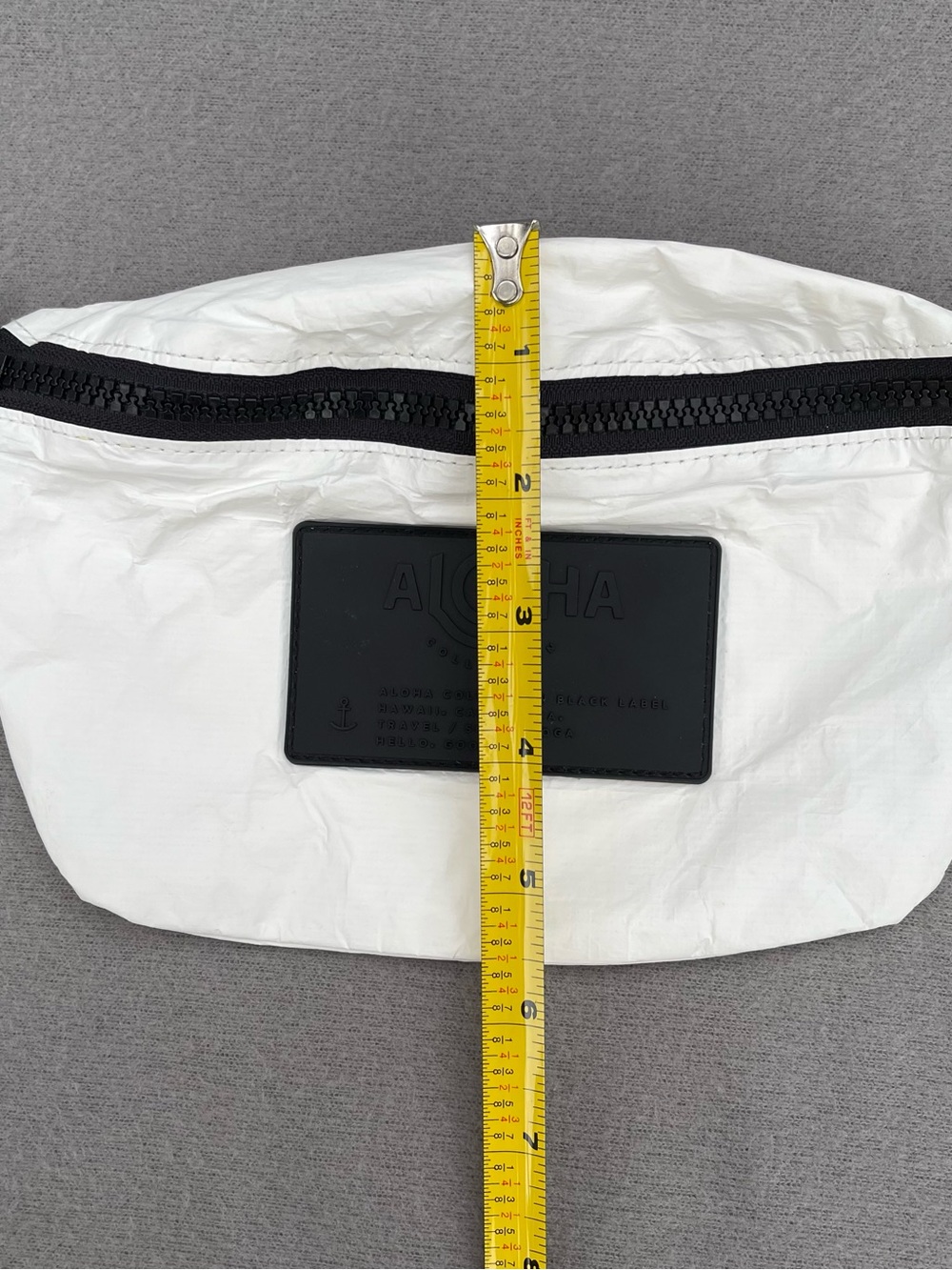 ALOHA Collection White Mini Hip Fanny Pack NWT Splash-Proof Durable Lightweight - Picture 5 of 16